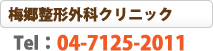 梅郷整形外科クリニック(デイケア)-電話番号